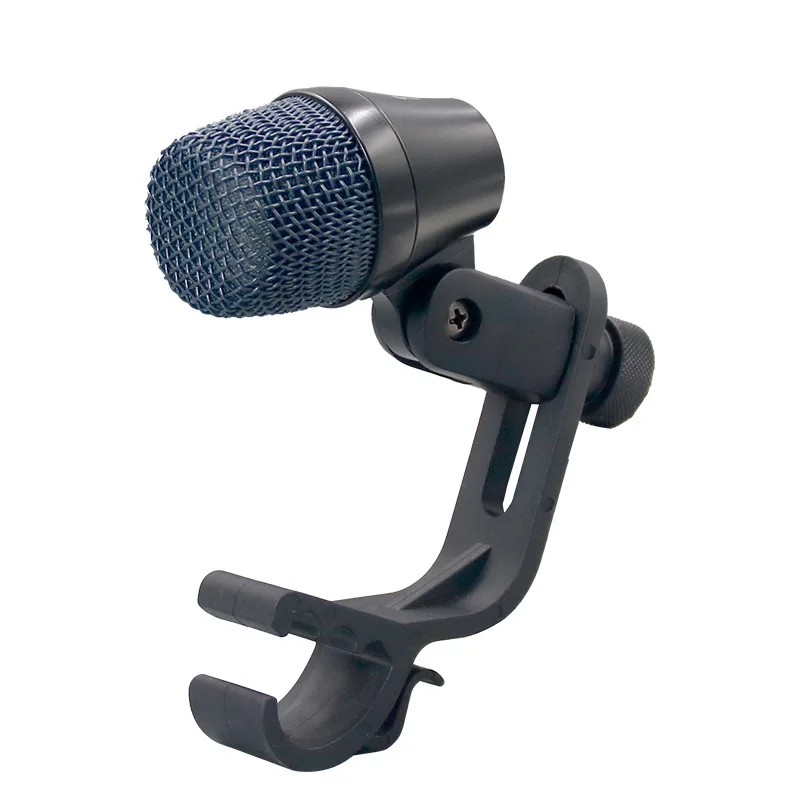 Dynamic Drum Microphone For Performance Recording With Monitor Headphone Interface