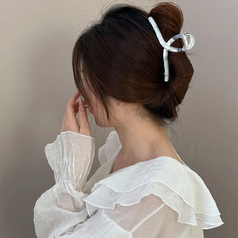 Hair claw accessories clip for women girl pin large thick fascinators elegant Headdress vintage popular 2024 adults kpop fashion