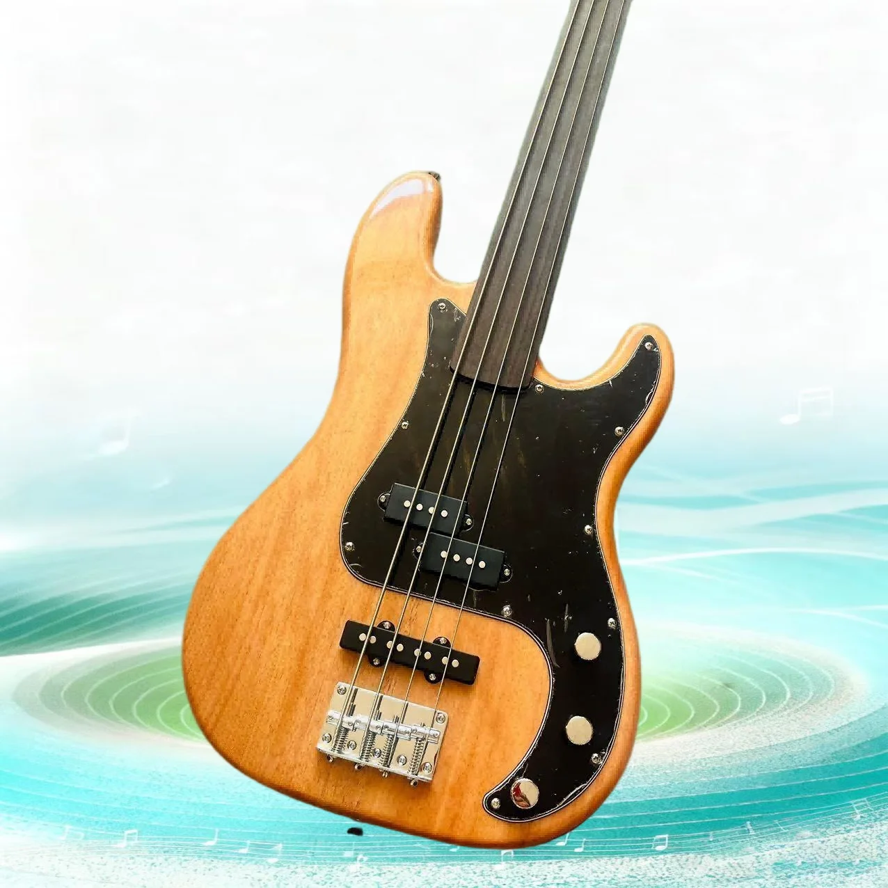 Performa Profesional Gitar Bas - Bass Guitar Fretless ulasan dan harga