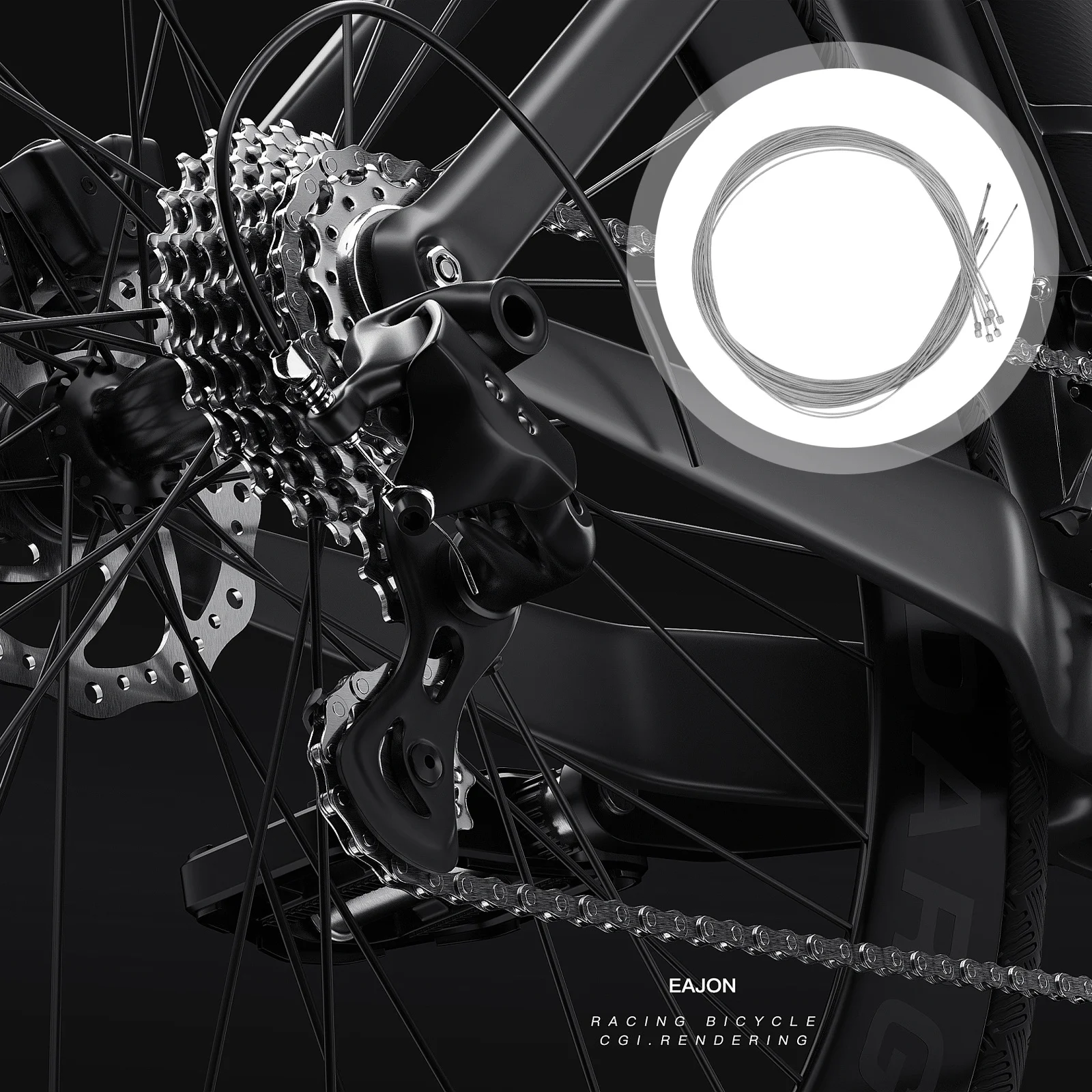 

8pc Universal Shifting Wire Cable For Bike Brake Shifting Core Protection Sleeve Cycling Wire Ptfe Lubricated Mountain Road