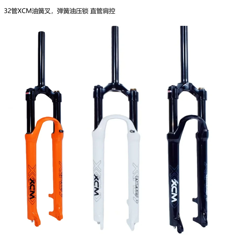 

Bicycle front fork 26/27.5/29 inch oil spring fork Mountain bike spring fork Shock absorber fork stroke 12mm Aluminum material