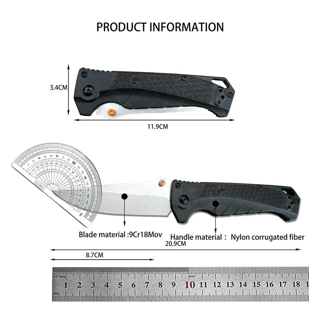 BM 18060 Adira MagnaCut Folding Knife Pocket Knife Drop Point CPM MagnaCut Steel Blade Fishing Tactical Knife EDC Tool