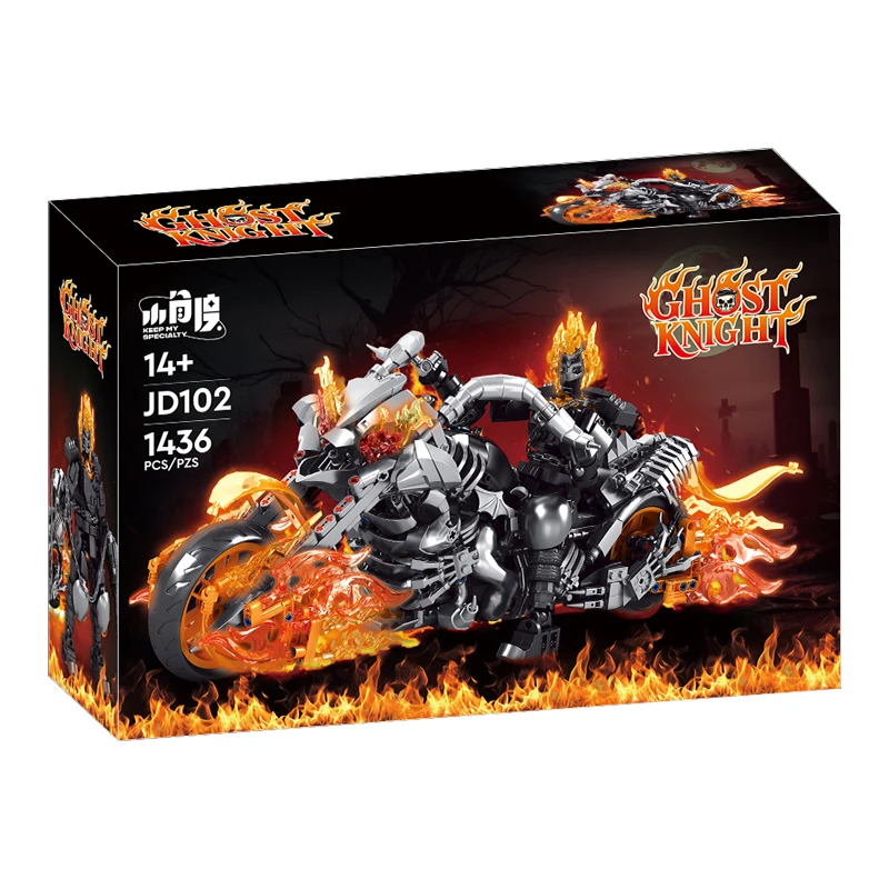 IN STOCK JD102 MOC Technical Creativity Motorcycle Building Blocks Bricks Assembling Model Toys for Boys Christmas Gift Sets