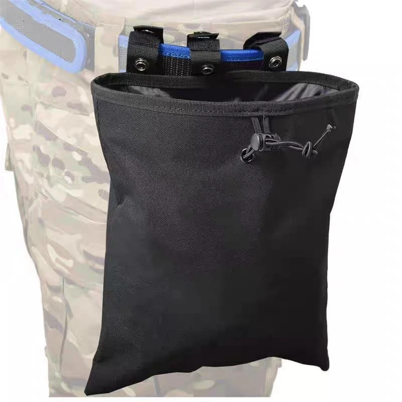 Molle Pouch Tactical Dump Pouch Magazine Recovery Pouch Drastring Ammo Bag Belt Utility Fanny Pack Hunting Bags