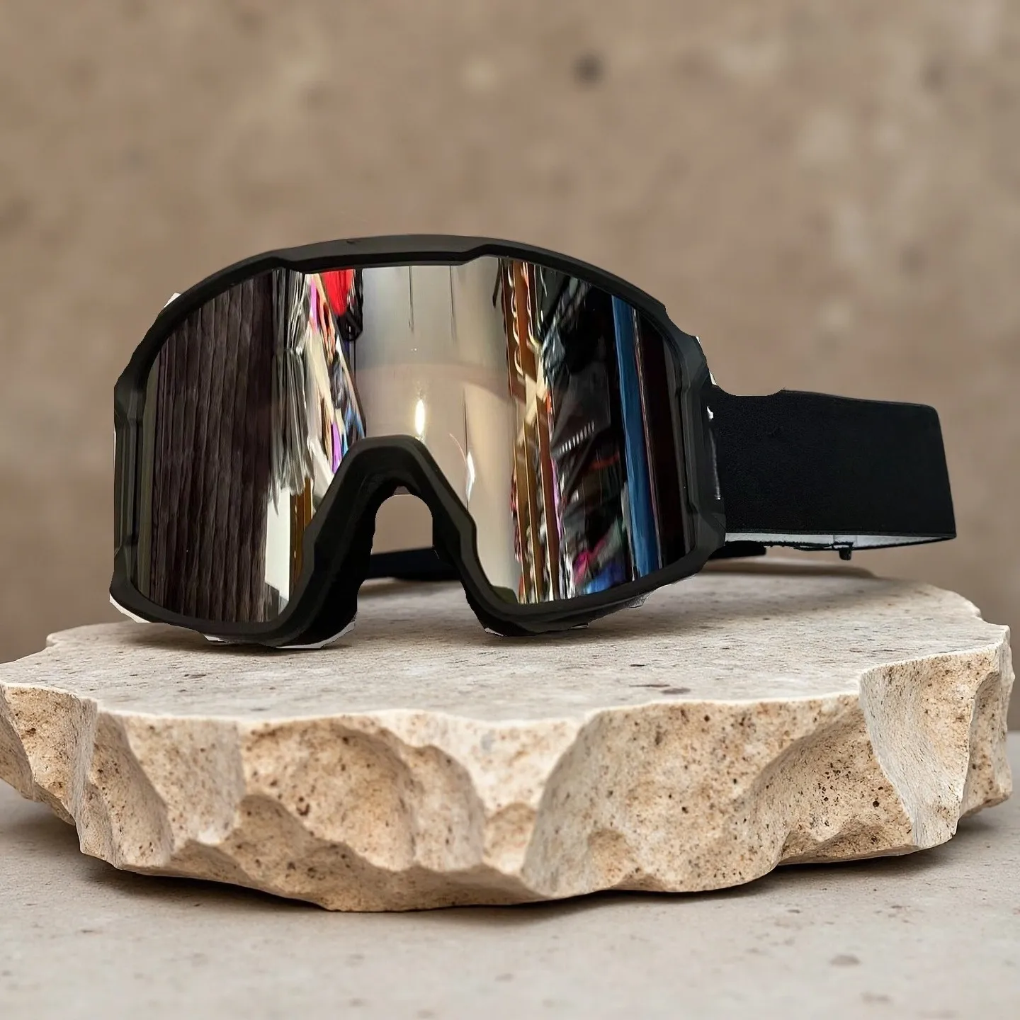 Lunettes de ski de marque de luxe, anti-buée, légères, avec verres cylindriques, outils de ski, essentiels d'hiver, cadeau