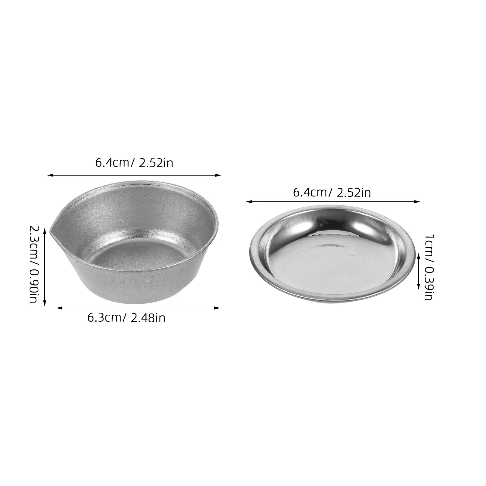 1Set Iron Paint Tray Round Palette Spout for Precision Color Mixing Miniature Pigment Tray Artists Round Mixing Palette