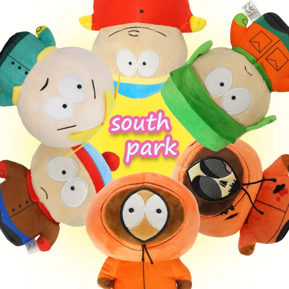 

2025 аниме мультфильм Южный парк персонаж Cartman Stan Butters плюшевая кукла для мальчиков и детей мягкая игрушка для детей рождественские подарки подушка