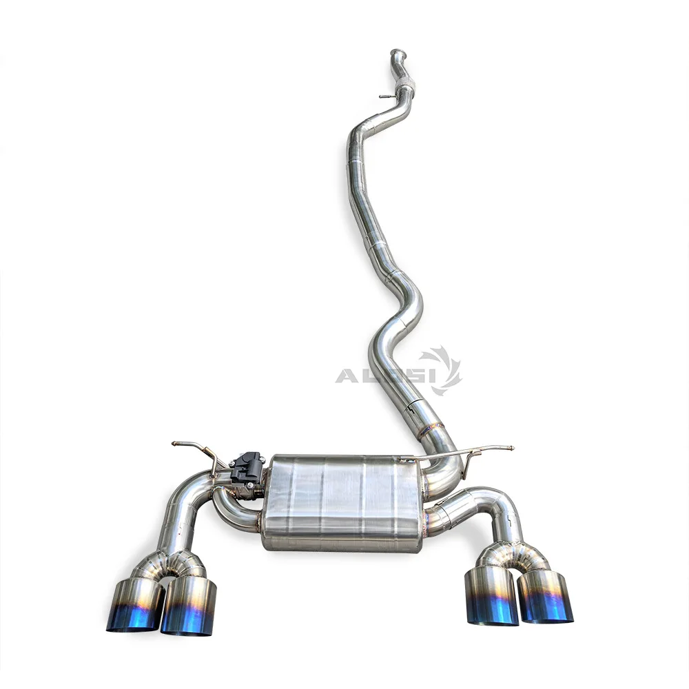 Suitable for BMW M2 3.0T N55F87 Cat Back Exhaust System with Stainless Steel High Performance Exhaust Valve