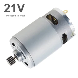 Micro Motor de engranaje RS550 DC, 8,2mm, 14 dientes, RS 550, 21V, 28000RPM, sierra eléctrica para Mini sierra de mano recargable