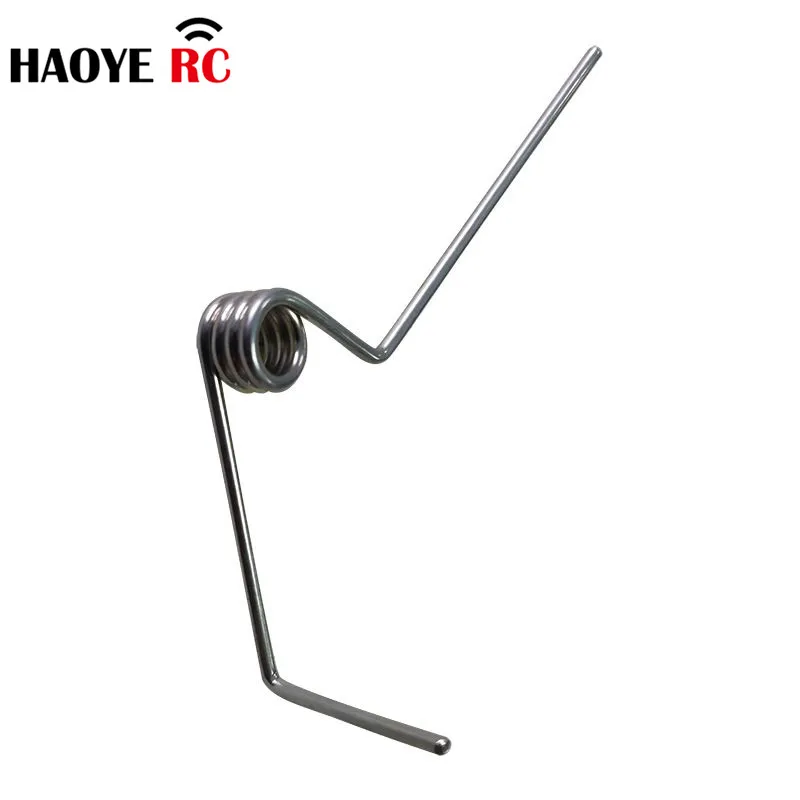 Haoye 5 pièces tige de ressorts en métal Dia 2mm train d'atterrissage support de roue arrière pour accessoire de pièces de modèle d'avion RC