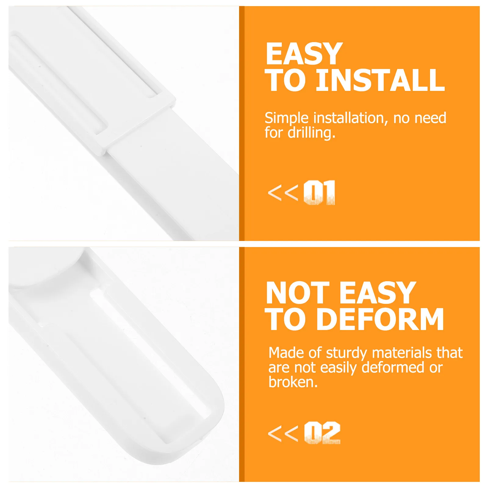 Drawer Slides 2Pcs Side Mount Wear Resistant Smooth Sliding Tracks for Cabinet Dresser Furniture Parts