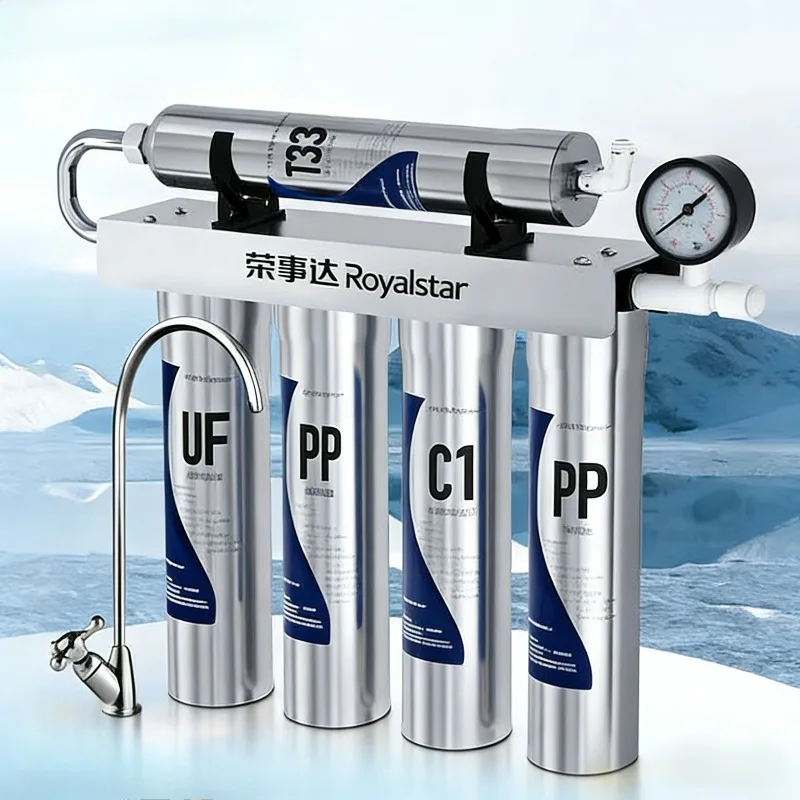 

Коммерческий водоочиститель для ресторанов и кафе, фильтр из нержавеющей стали с высокой пропускной способностью для прямого питья.