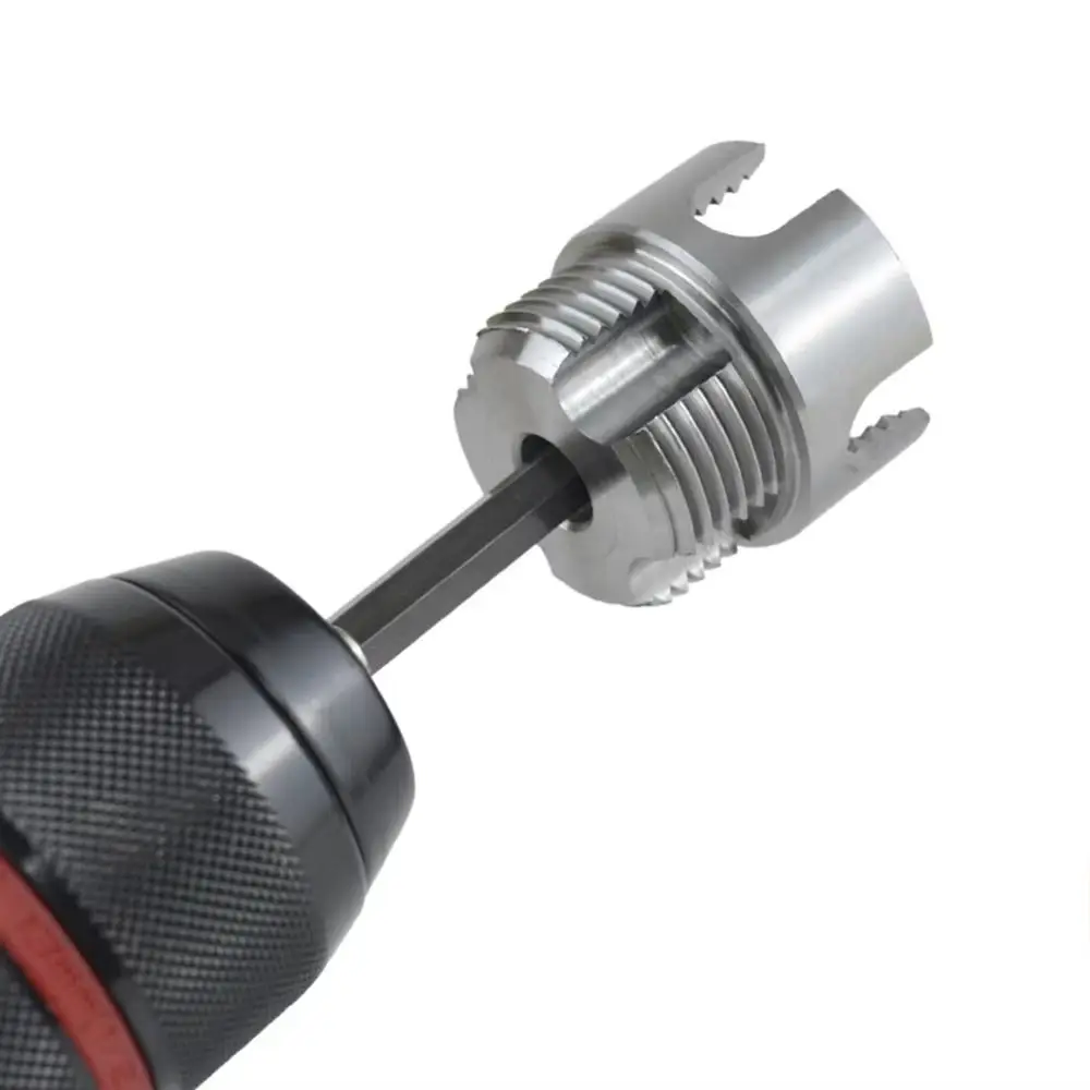 1 Inch Pipe Threader Multi-Use Internal External Pipe Tapping Tool All-Purpose Powerful Claw Universal Thread Tool