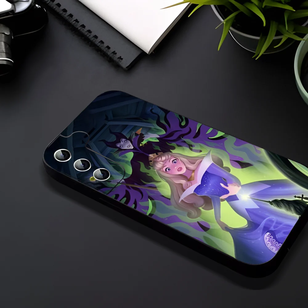 M-Maleficent Phone Case For Samsung Galaxy A52 A12 A51 S21 Edge S22ULTRA S23 S20LITE Plus Ultra Black Cover