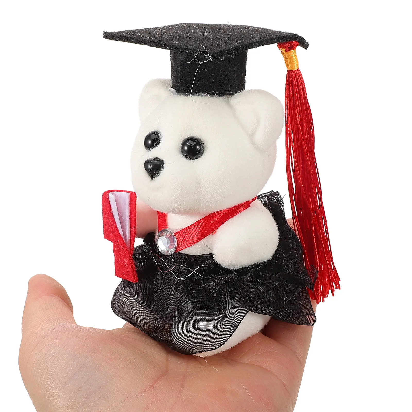 

10Pcs Graduation Bear Bouquet Material Seasonal Decoration for Commencement Gift Craft Party Graduation Bear