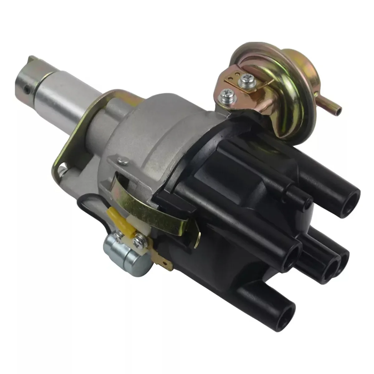 

#94N Automotive Parts & Accessories,Engine Cylinder Distributor Assembly for Nissan Ignition Distributor,Silver & Black