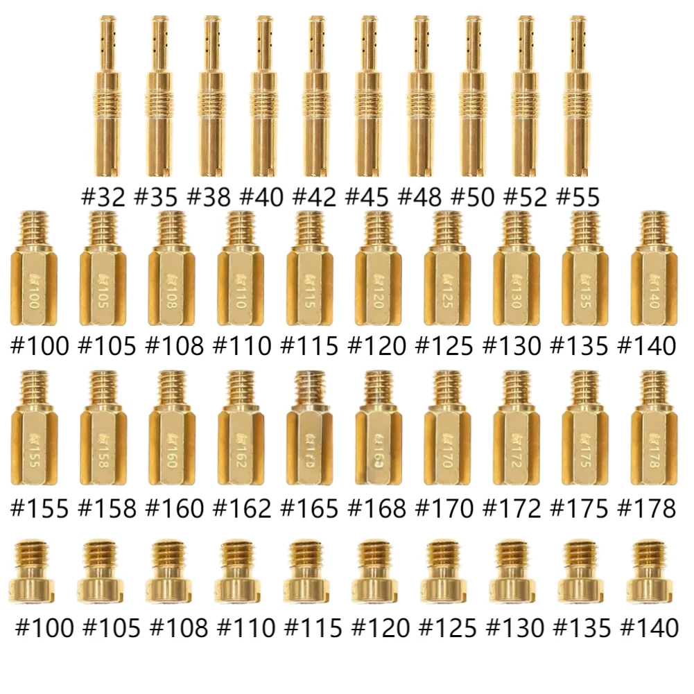 For PE Carburetor Performance Nozzles Main Idle Jet Kit Carburetor Repair Generator Compatible Design For PWK PE CVK