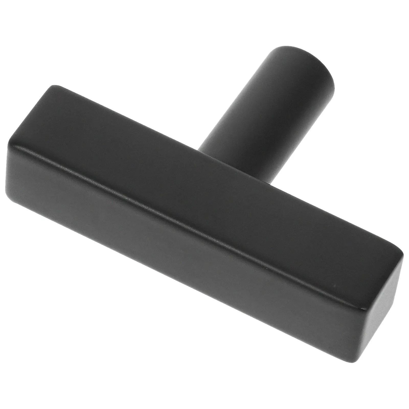 1Set Sleek Black Metal Drawer Pull Cabinet Knob for Home Office Hotel Restaurant Modern Furniture Hardware Replacement Kitchen