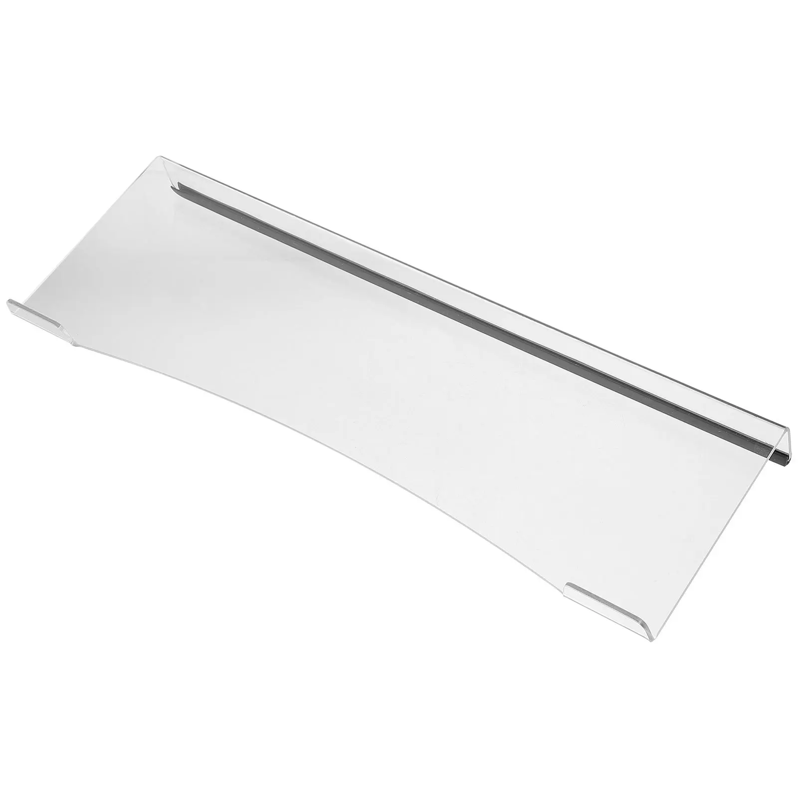 Keyboard Stand Acrylic Riser Ergonomic Height Curved Edge Anti-Slip Strip for Desk Computer Accessories Desktop