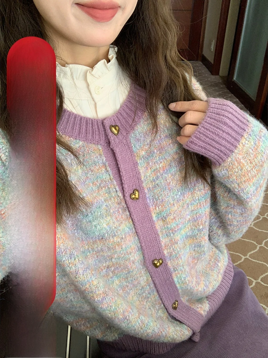 

Women's Soft Versatile Sweater Cardigan Spring 2026 Slimming Top Comfortable Commute Sle Loose Fit Regular Sve Length