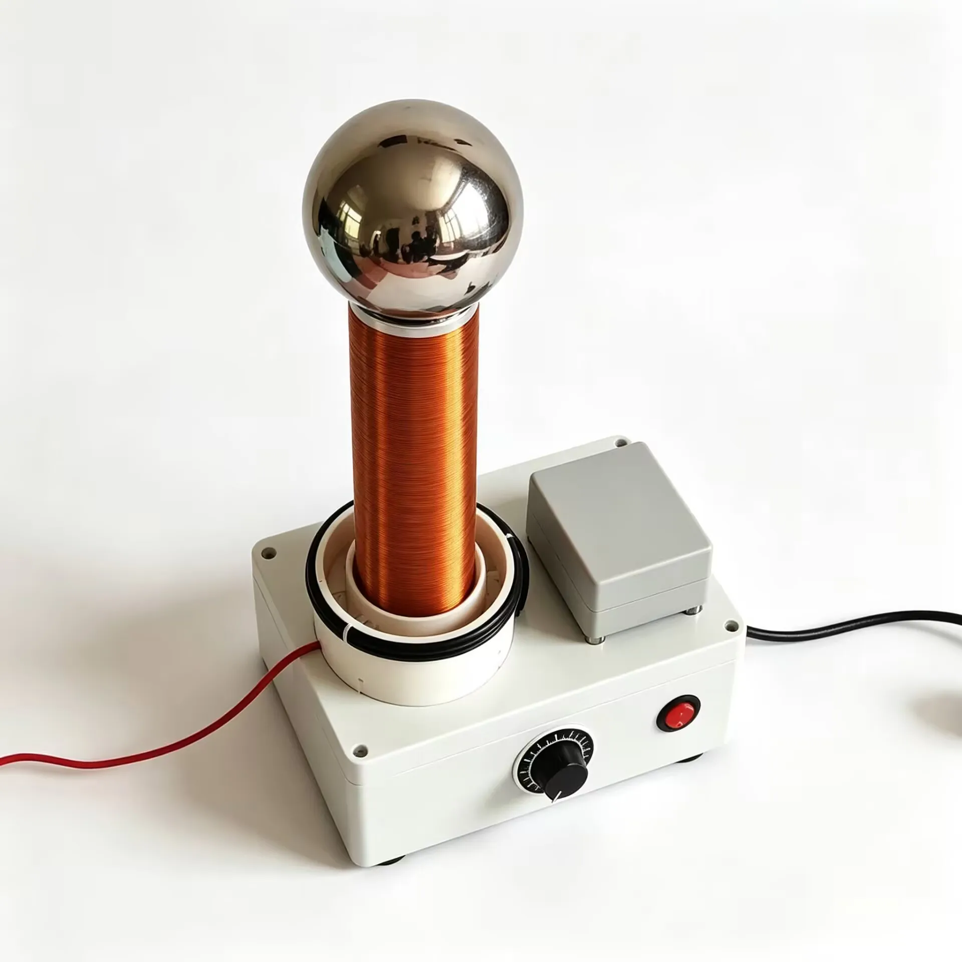Tesla Coil, Spark Gap, Lightning Simulation, Wireless Transmission Demonstration, Resonant Transformer