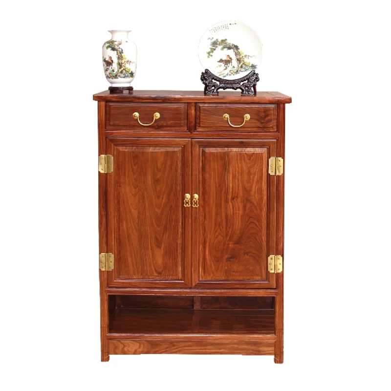 

mahogany shoe cabinet, red sandalwood entry, classical Ming and Qing Dynasties, two doors
