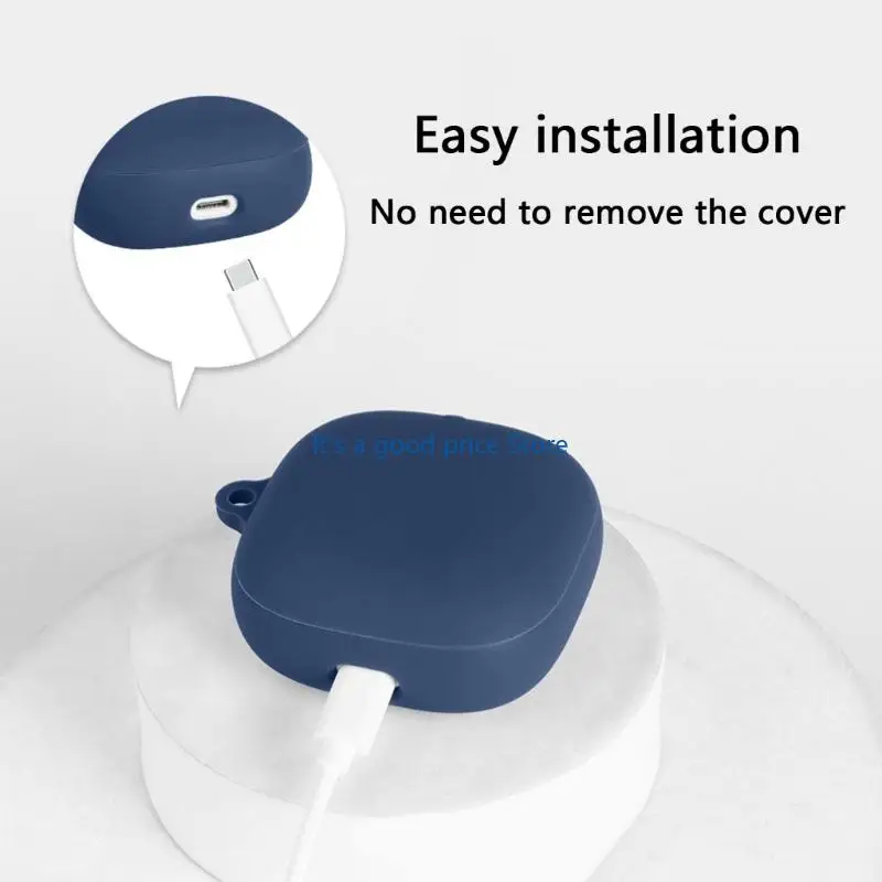 Casa protección auricular flexible carcasa a prueba choques con capas carcasa antidustes evitan entrada