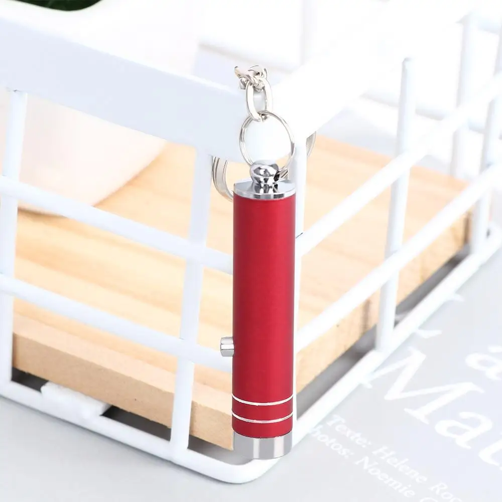 Aluminium Alloy Counterfeit Money Purple Light Money Detection Money Check UV Light LED UV Torch Flashlight Keychain Lamp