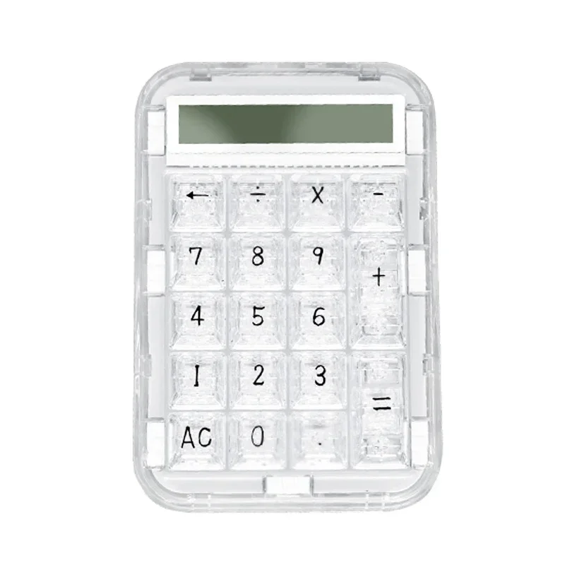 

Coolkiller CK21 Polar Bear Transparent Calculators Portable Bluetooth Wireless Digit Keyboard Transparent Hot-Swap Rechargeable