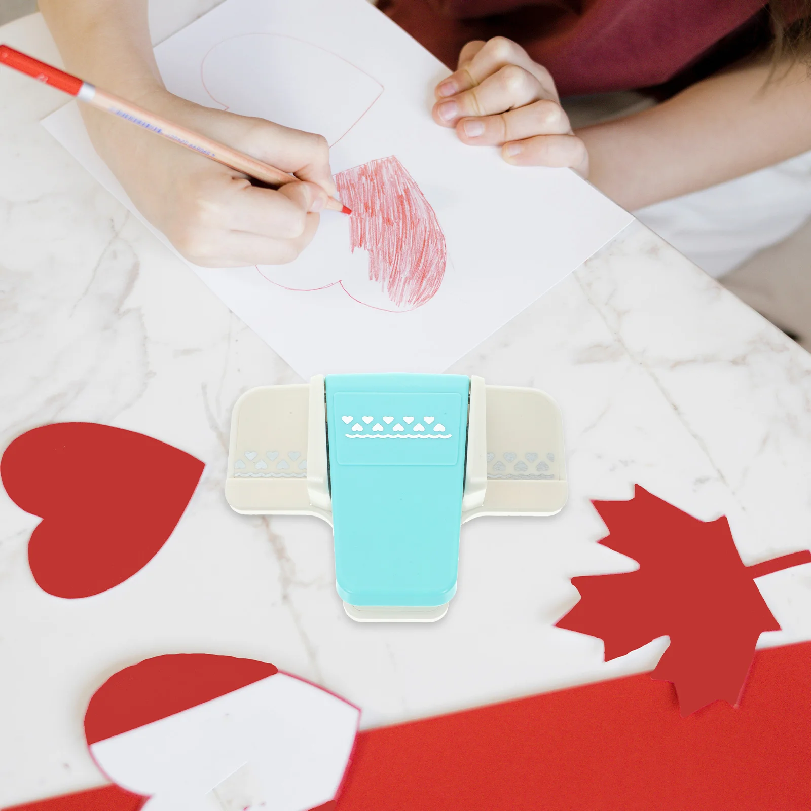 

Hole Puncher Paper Punch DIY Scrapbooking Tool Durable Stainless Steel Tag Label Maker Neat Edges Perfect for Art Works