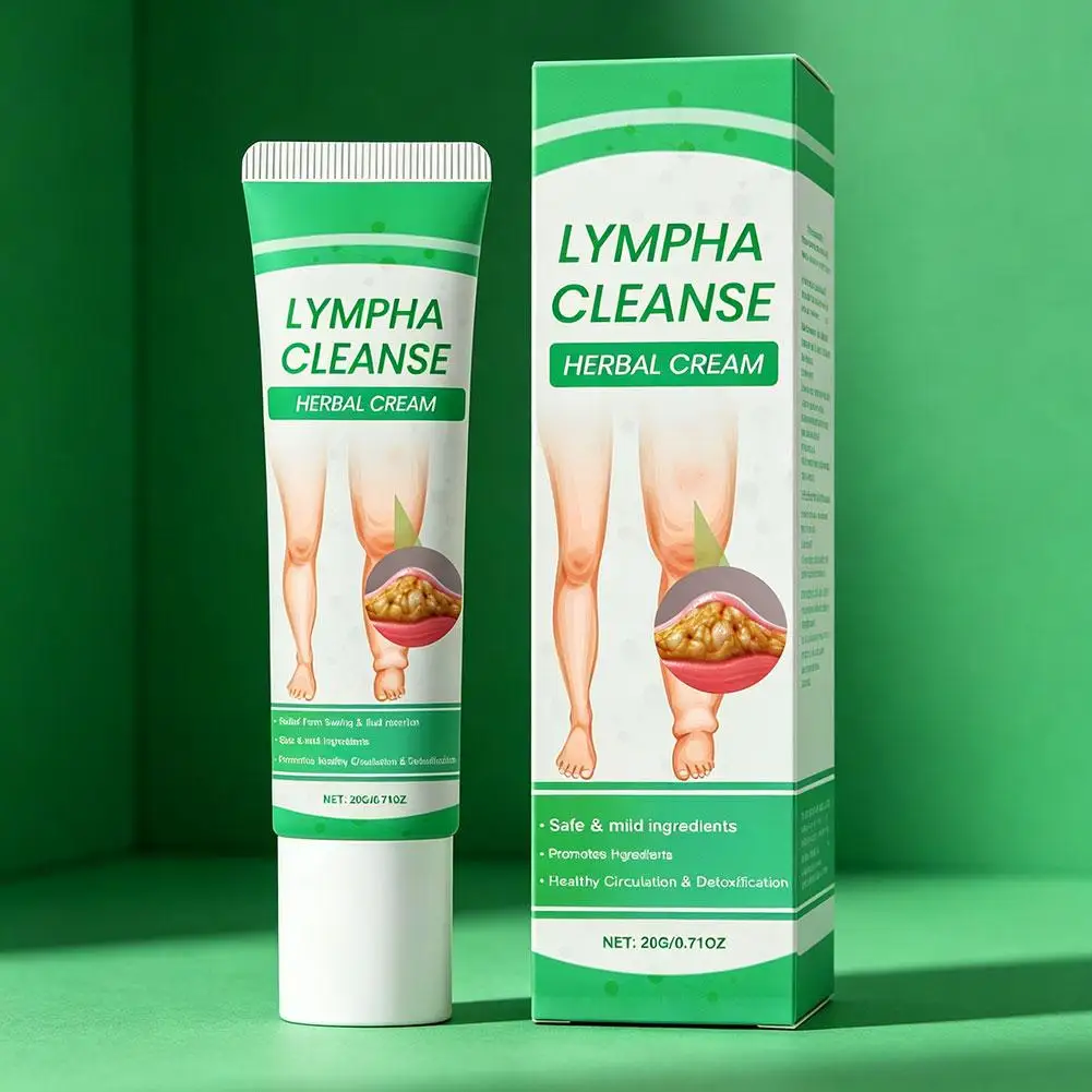 20g Herbal Body Care Cream Relieve Swelling Improve Blood Circulation Reduce Lymphatic Discomfort Health Soothing Skin Cream