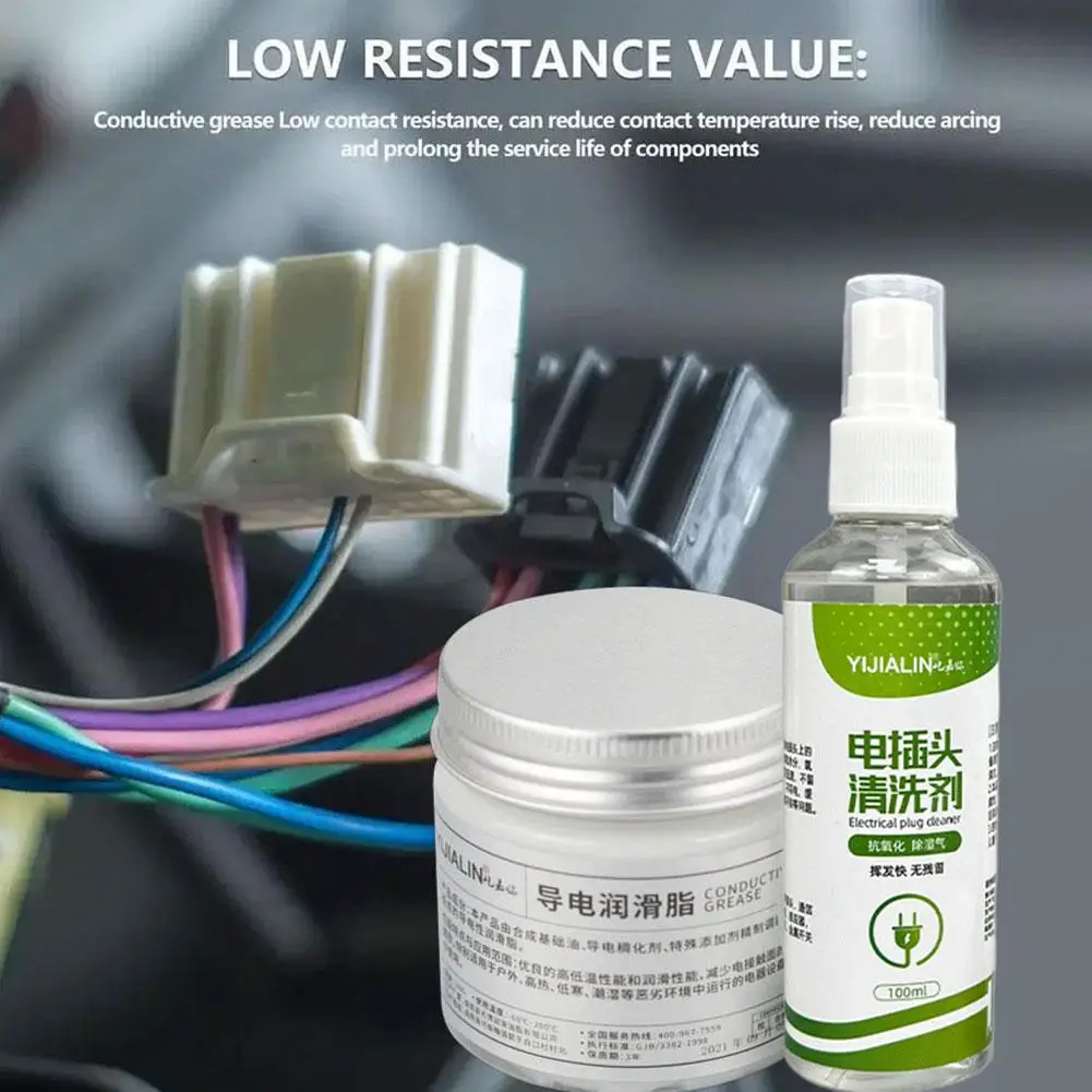 Electrical Contact Cleaner-Deep Cleaning For Car Wiring Harness/High-Voltage Equipment/Circuit Board,Rust Inhibitor,Residue Y9X1