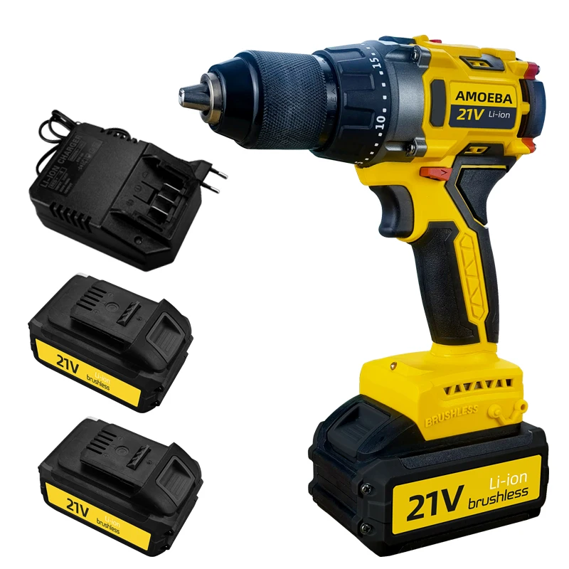 13mm brushless electric cordless drill with impact nail drill screwdriver 2023 brand new drill hot sale in the markert