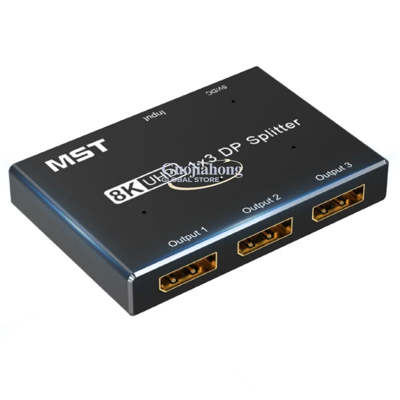 

Spot 8K One In Three Out DP Splitter 8K 60Hz Computer TV HD MST Split Screen Converter