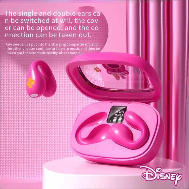 ميكي ميني دونالد داك ديزي جديد ذكي للحد من الضوضاء المدمجة المحمولة الترا طويلة الاستعداد في الأذن سماعات بلوتوث