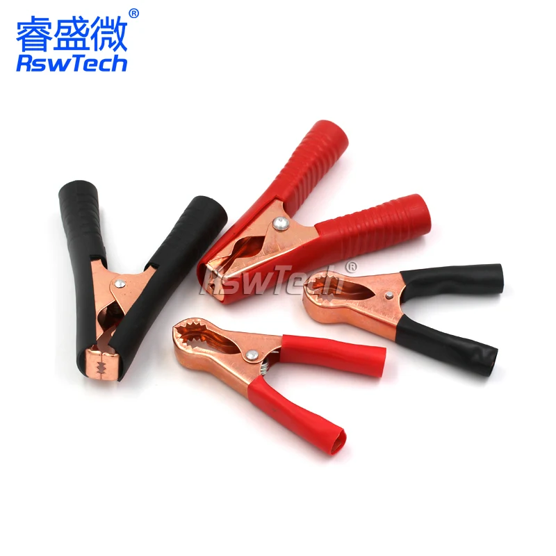 1PCS Alligator Clip Sheath Clip Small Battery Wire Power Grounding Test Big Duckbill Test Line