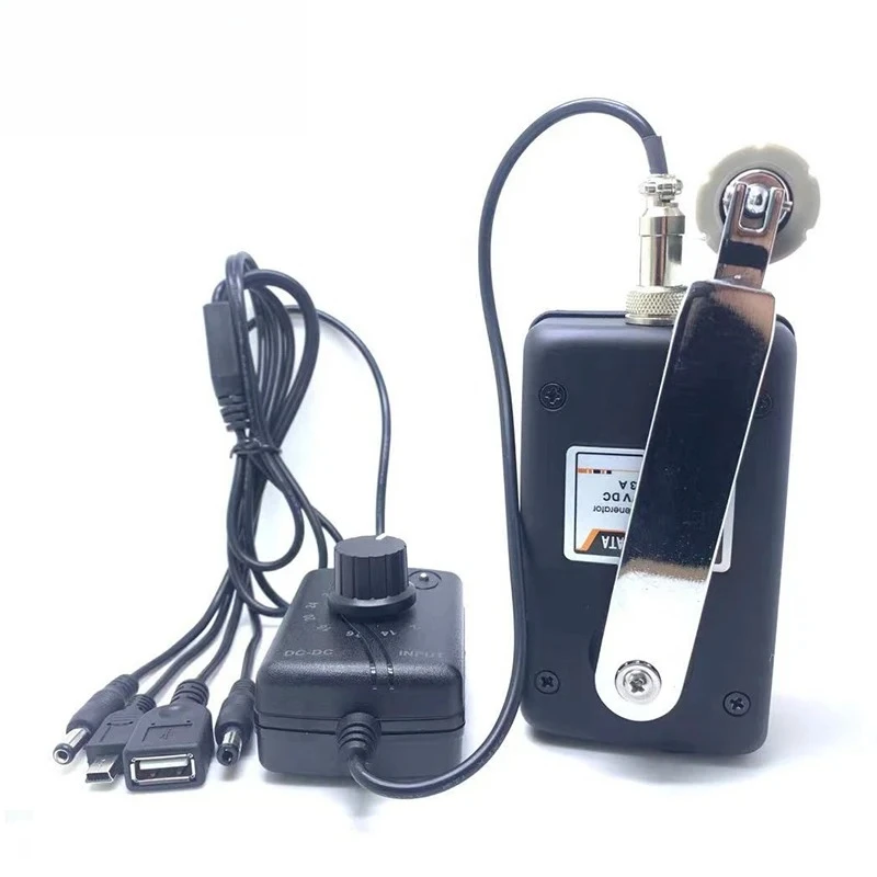 Hand Crank Generator Portable High Power Outdoor Professional Emergency Mobile Phone Computer Charger 30W 0-28V