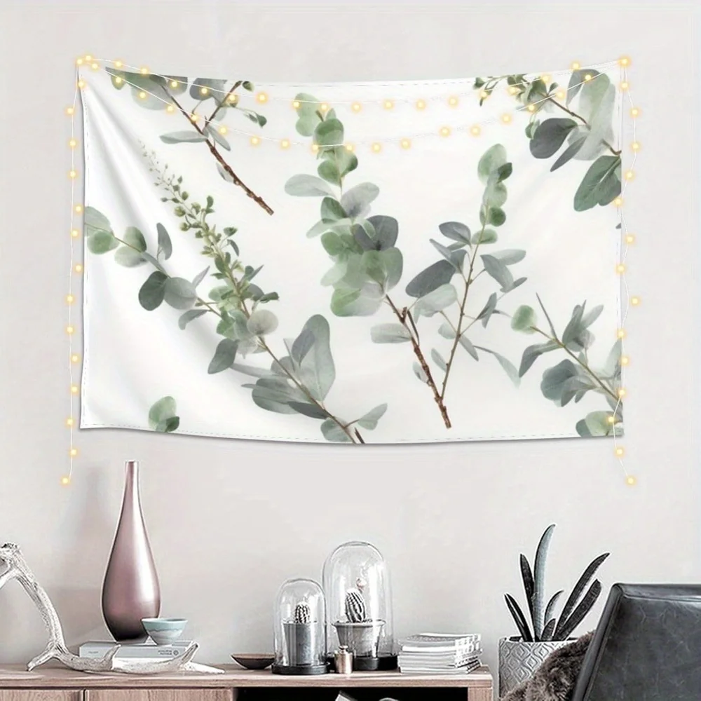 White Natural Branch Tapestry Wall Tapestry Exquisite Tapestry Wall Art Machine Washable Suitable for Living Room Bedroom