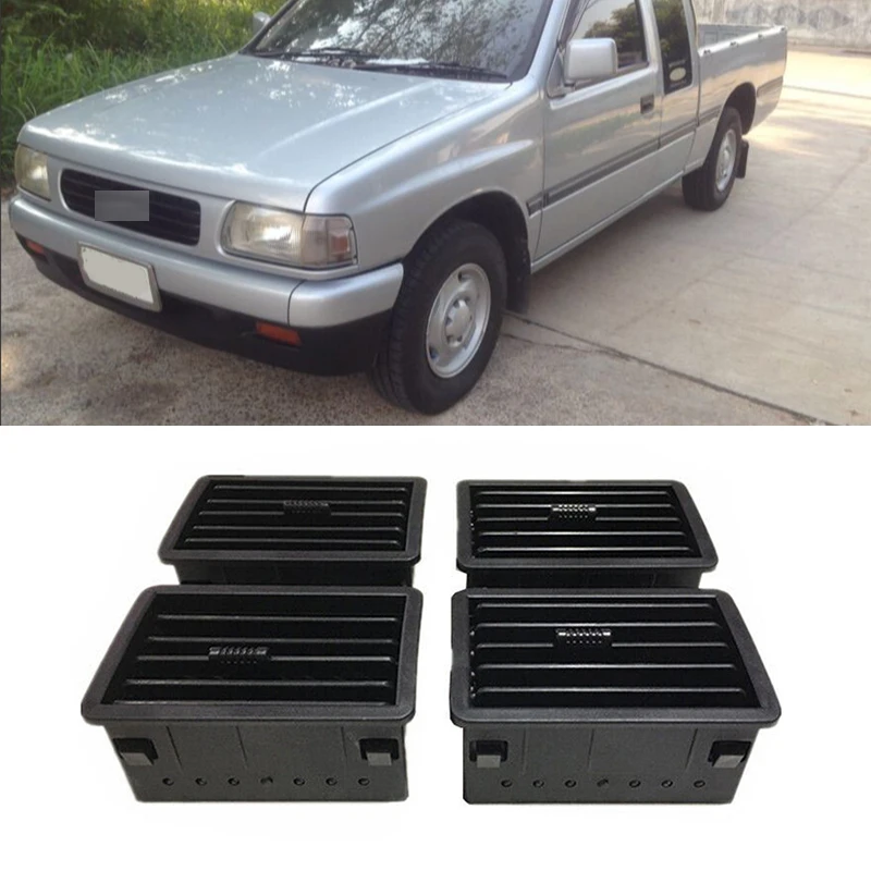 4PCS Air Conditioner Vents Grille A/C Air Conditioning Outlet Repair Kit For Isuzu TF TFR Holden Rodeo Pickup 1997 1998-2002