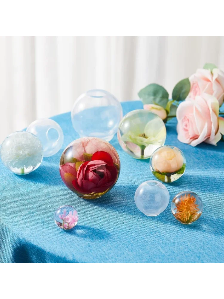 Moule en Silicone en forme de boule de 20 à 100mm, boule de planète 3D, en résine époxy pour bricolage, moules en résine époxy, artisanat, outils de décoration pour la maison