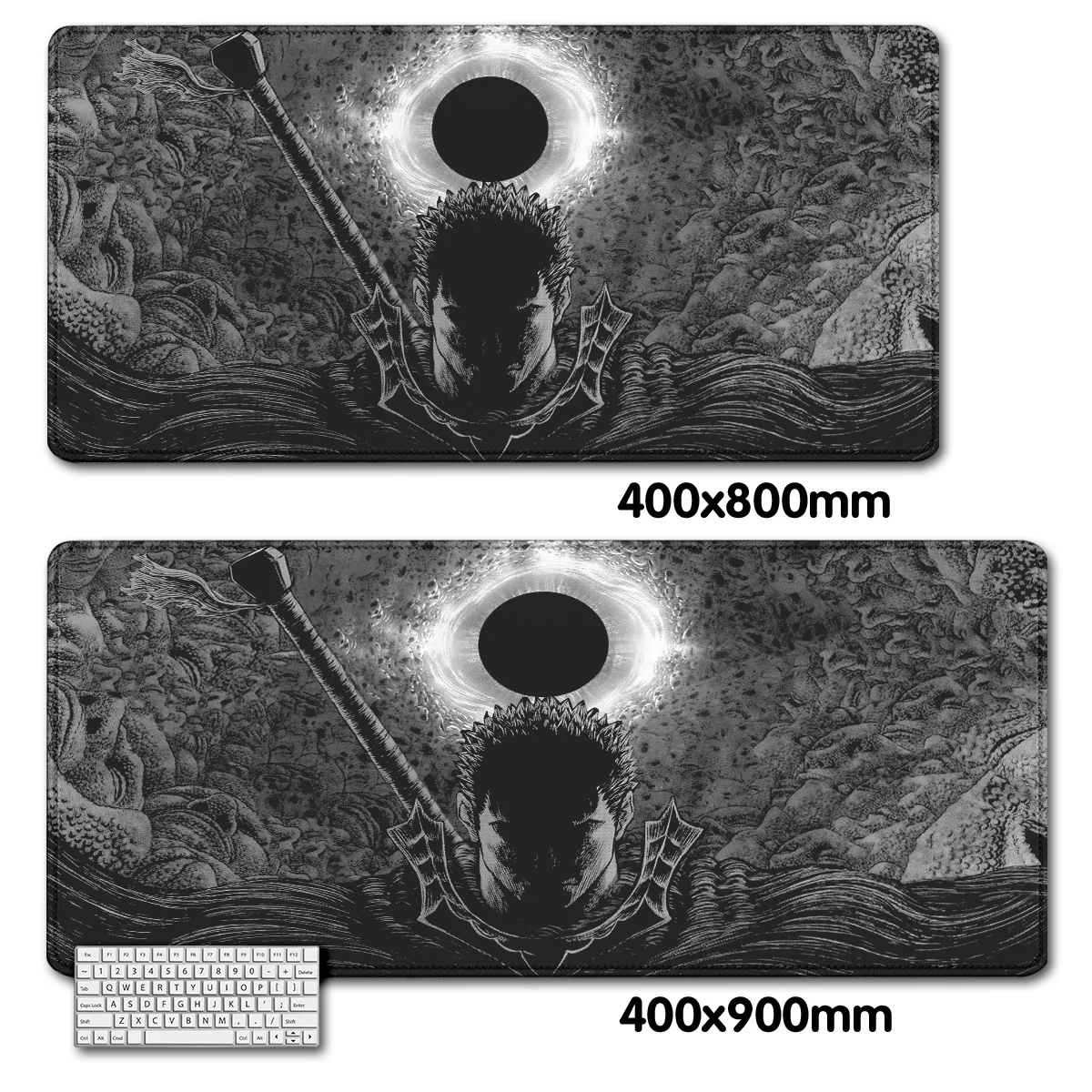 Oyun aksesuarları Varmilo klavye bilgisayar mousepad CS gitmek LOL mouse pad b-berserk Guts Anime Dywan Gamer 900X400mm XXL DeskMat