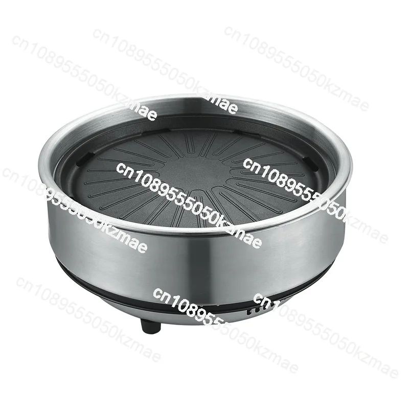 Circle Smokeless Commercial Embedded Electric Grill | 2000W 220V BBQ Pan Griddle for Barbecue