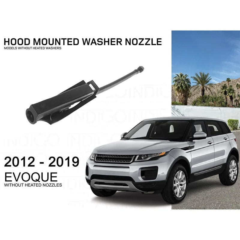 For Land Rover Range Rover Evoque L538 2012-2019 Windshield Washer Nozzle Sprayer Windscreen Jet NO Heated LR050780