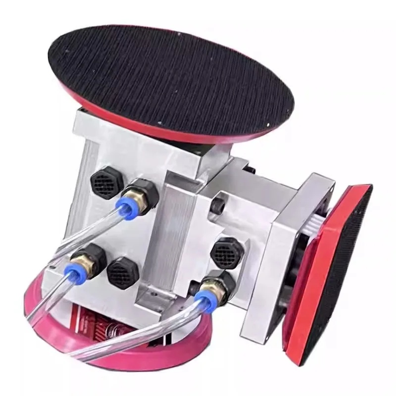

Axial pneumatic floating force control grinding machine, cantilever mechanical arm square dry grinding head