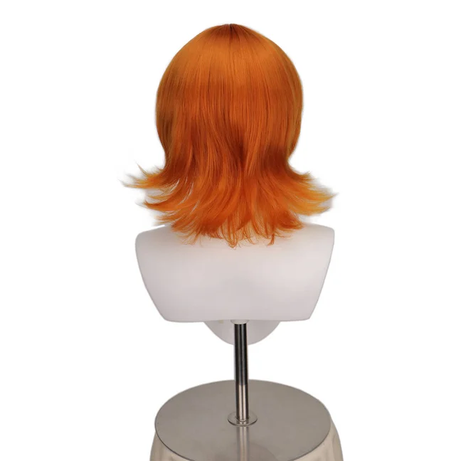 High Quality Anime Chucky Orange Short Cosplay Wig Bride of Chucky Heat Resistant Cosplay Costume Wigs