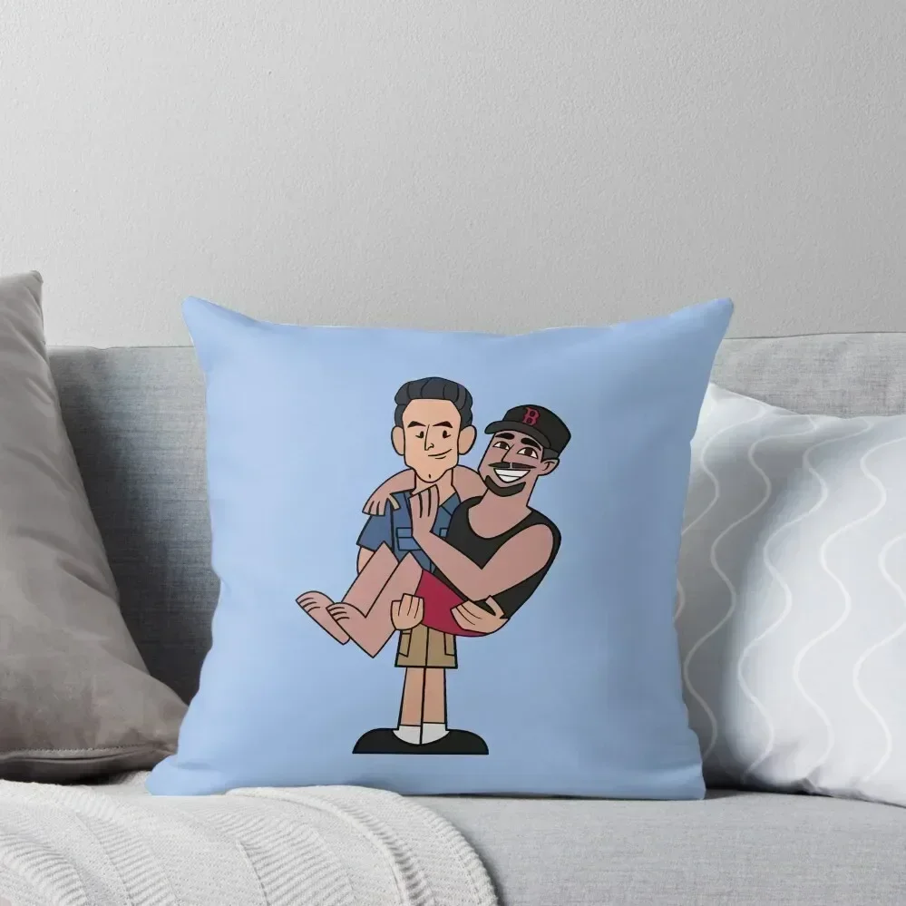 Jeff Probst and Boston Rob Throw Pillow christmas decorations 2025 Cushions For Sofa pillow