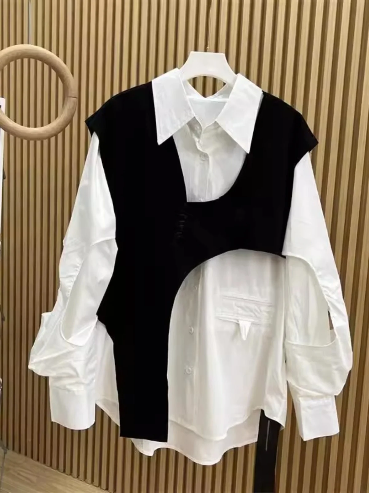 

Осенняя мужская рубашка большого размера 300 Pou, американский стиль, для пар, длинная, повседневная, свободного кроя, на пуговицах