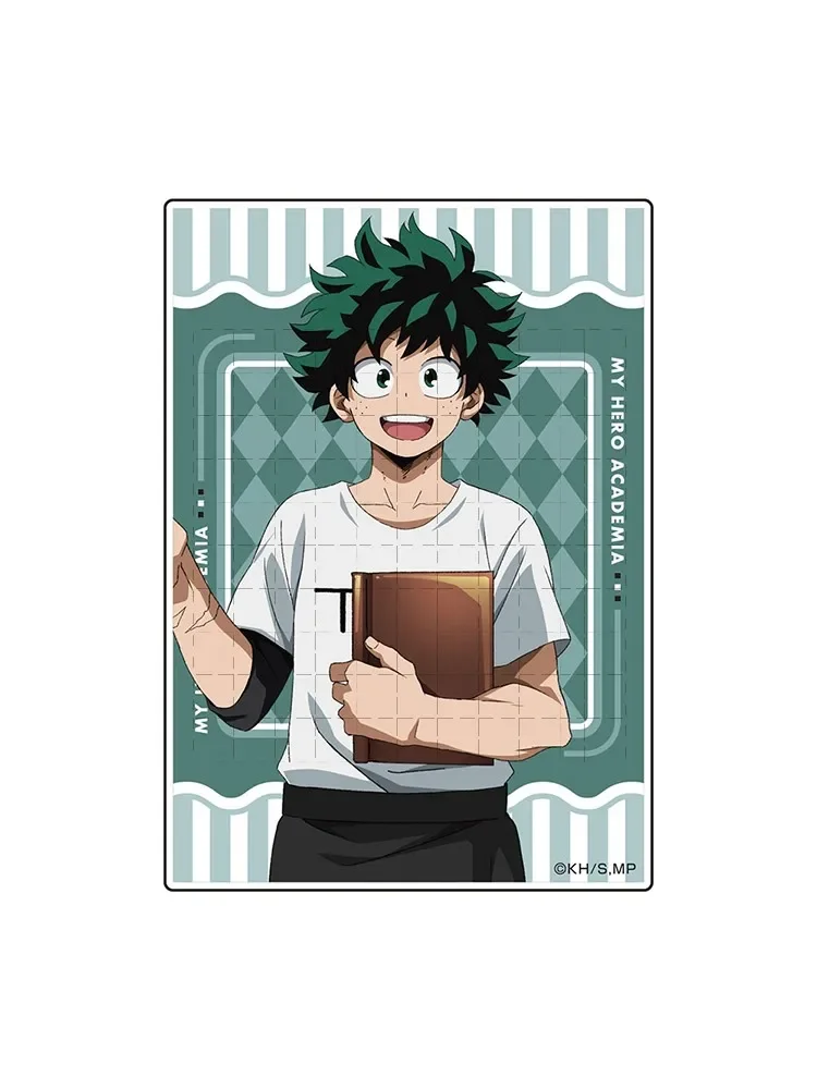 Game Midoriya Izuku Uraraka Ochako Bakugou Katsuki Acrylic Stand Mini Figure Doll Anime Shoto Todoroki Keychain Toy