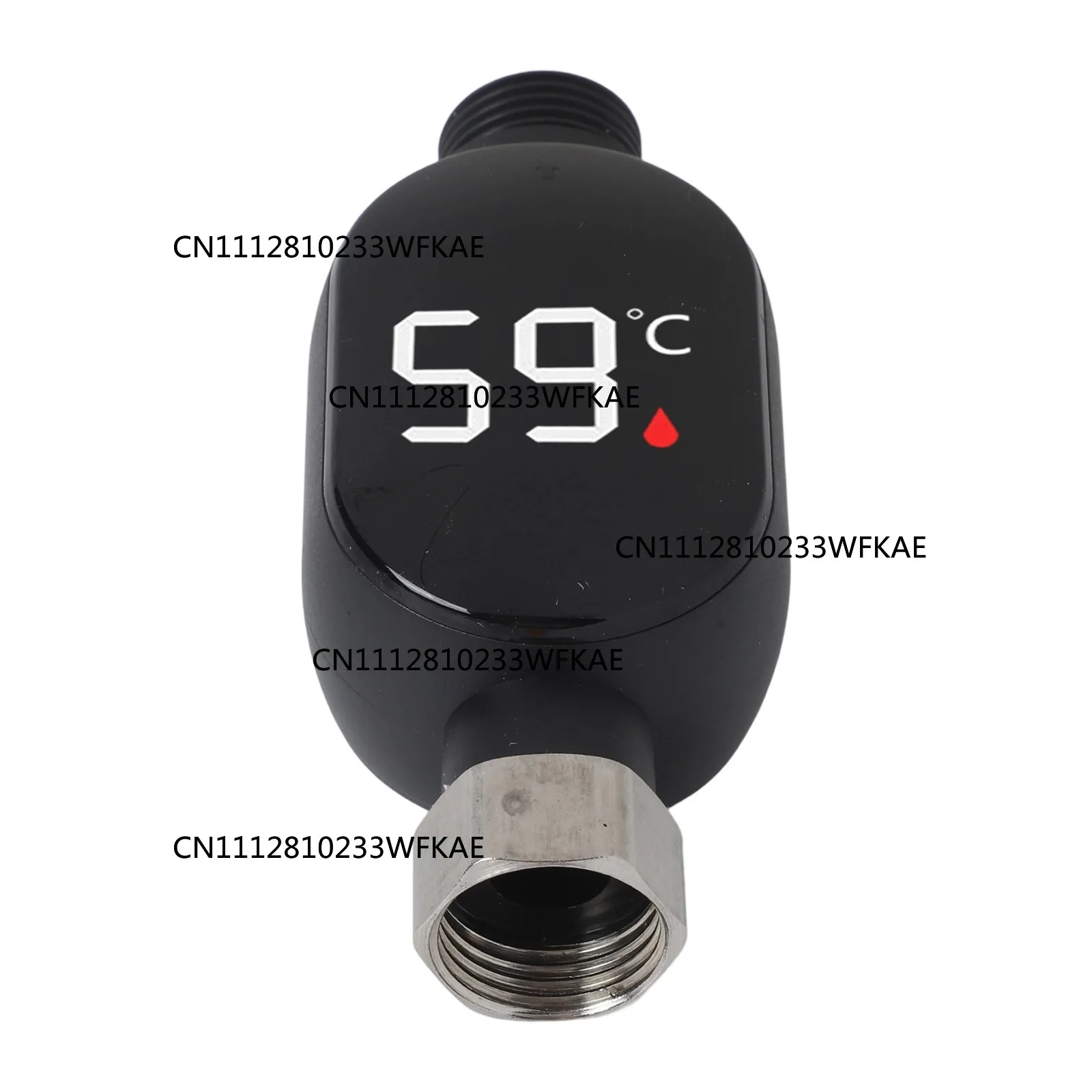 2pcs LED Display Home Shower Faucets Water Thermometer Water Temperature Monitor 0-99℃ Bathing Temperature Meter