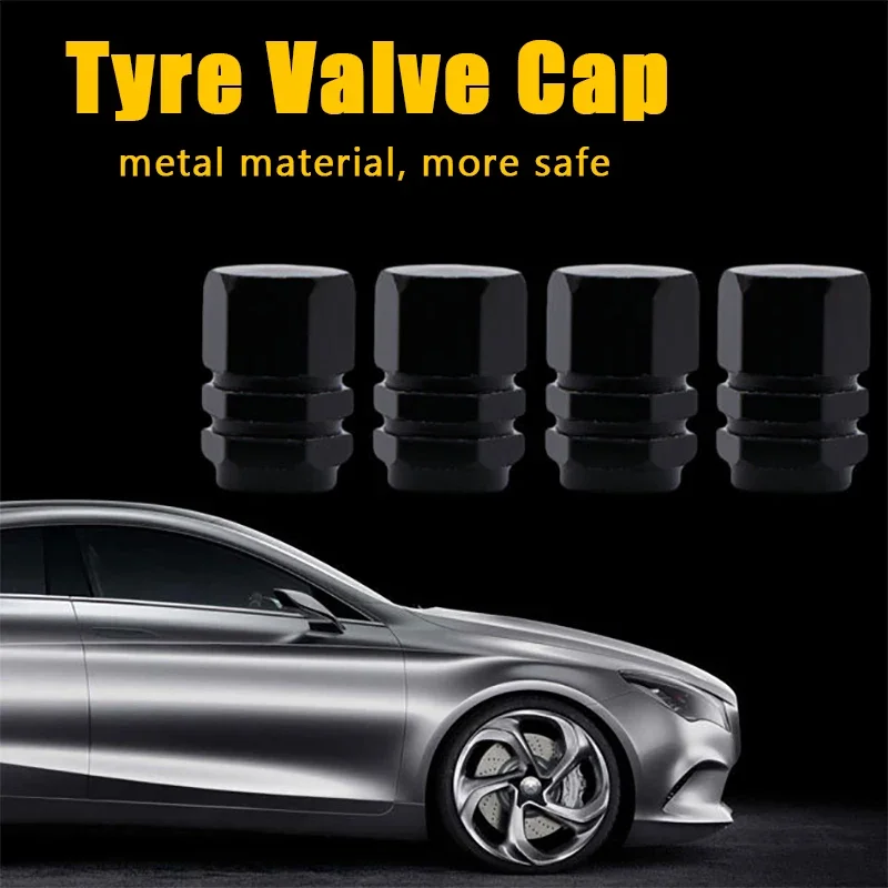 4Pcs Car Tire Valve Cover Aluminum Alloy Car Wheel Tire Valve Caps For Automobiles Trucks Motorcycles Bikes